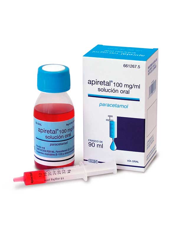 ERN Apiretal 100 mg/ml solución oral 90ml   Fiebre y dolor