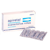 ERN Apiretal  250 mg 5 supositorios niños   Fiebre y dolor