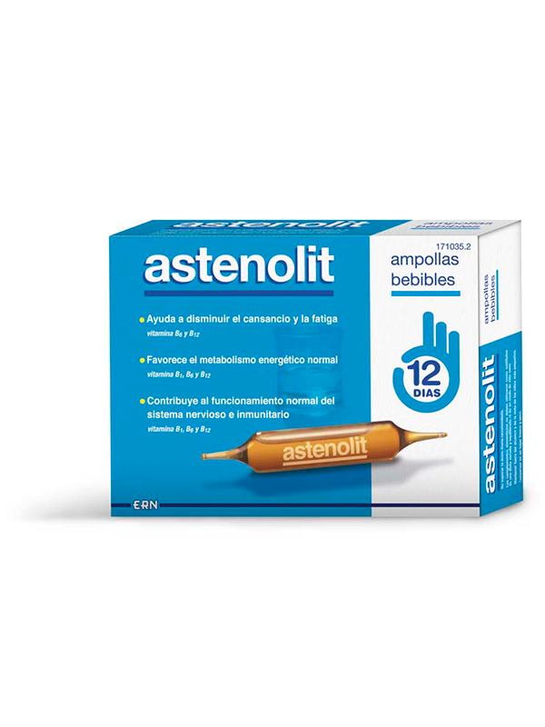 ERN Astenolit 12 ampollas   Sumplementos alimenticios