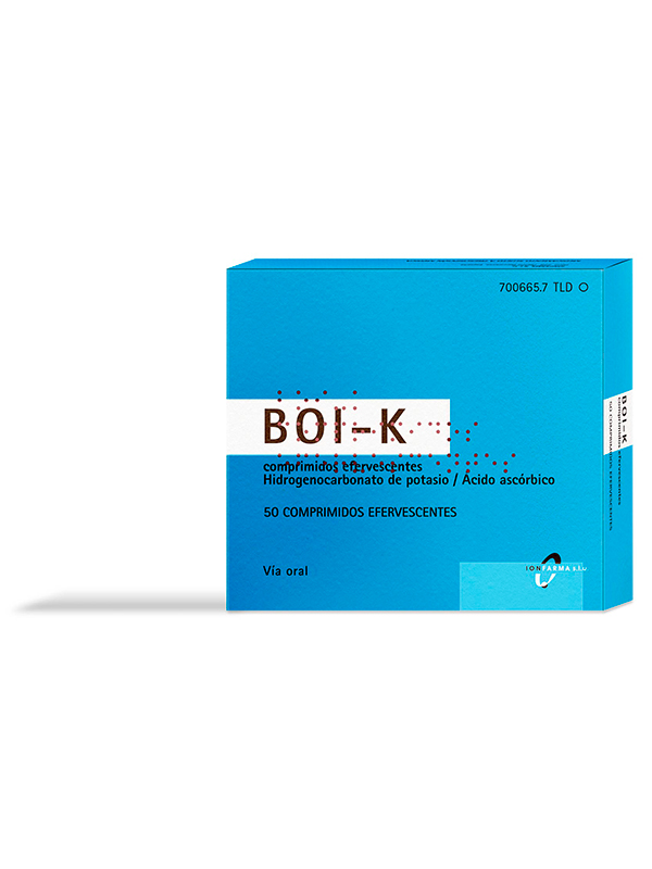 ERN Boi-K 50 comprimidos efervescentes   Suplementos de calcio y potasio