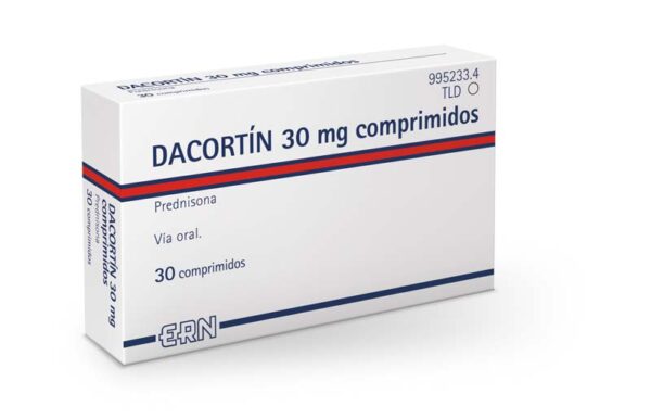 ERN Dacortín 30mg 500 comprimidos   Corticoides orales