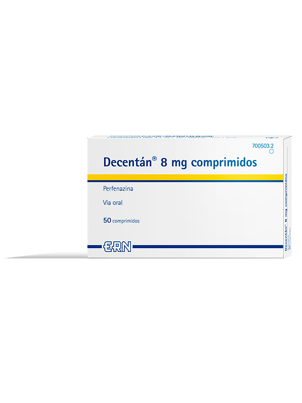 ERN Decentán 8 mg comprimidos   Antipsicóticos