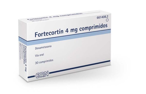 ERN Fortecortín 4 mg 30 comprimidos   Corticoides orales