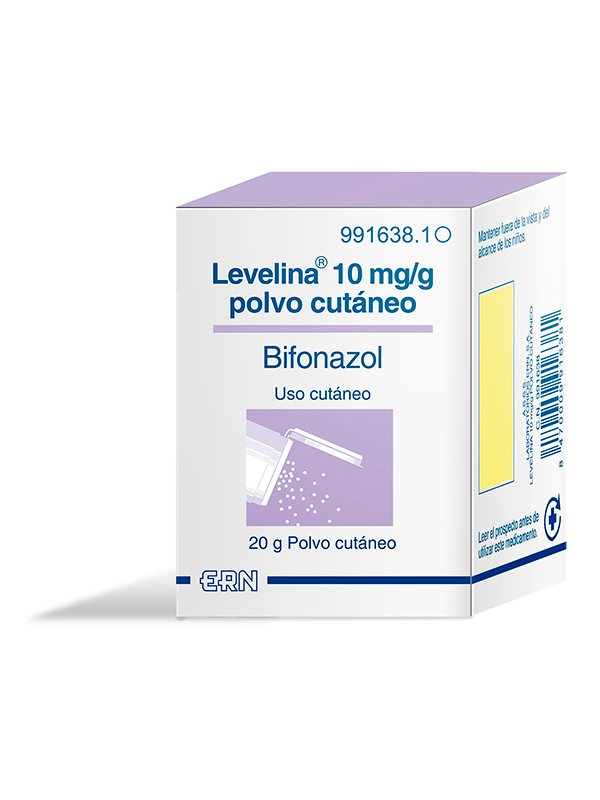ERN Levelina polvo para uso cutáneo 20 g   Antimicóticos