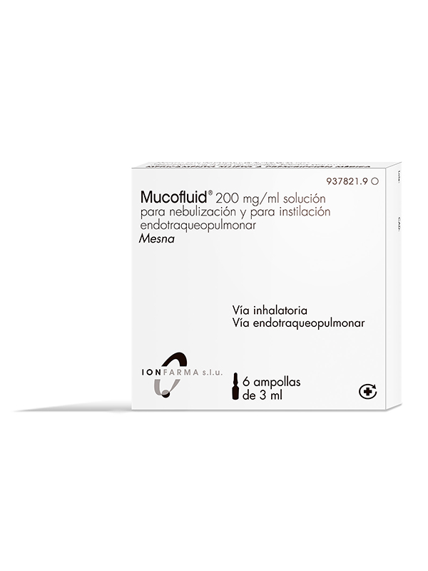 ERN Mucofluid 200 mg/ml 6 ampollas   Broncodilatadores y expectorantes