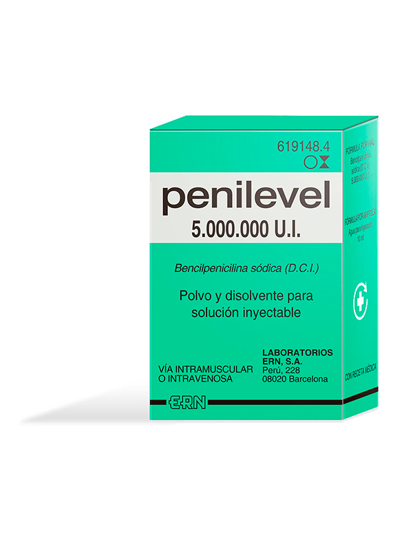 ERN Penilevel 5.000.000 UI 1 vial   Antibióticos